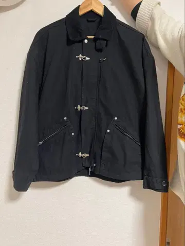 파이어맨 자켓 코듀로이 옷깃