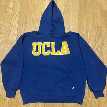 90s 러셀 UCLA 후드티 자수 USA제 네이비 XL