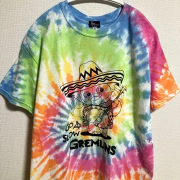 고 슬로우 카라반 그렘린 티셔츠 콜라보 기즈모 타이다이