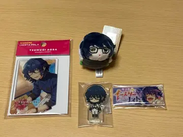 앙스타 아오바 츠무기 아크릴 스탠드 모찌 마스 미니 배지 코롯토