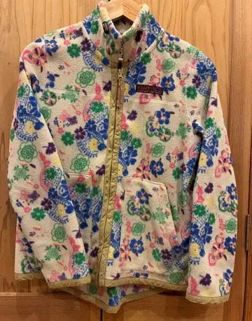 HEAVY 플리스 자켓 꽃무늬 CUBE SUGAR