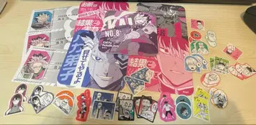 괴수 8호 괴수 8호전 원화전 나루미 겐 스티커 코스터 카드 세트