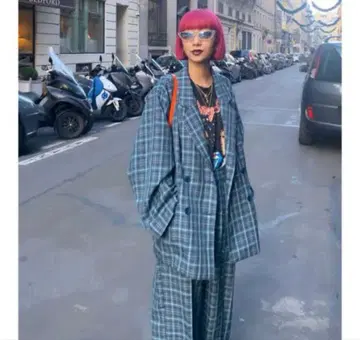 jouetie 체크 자켓