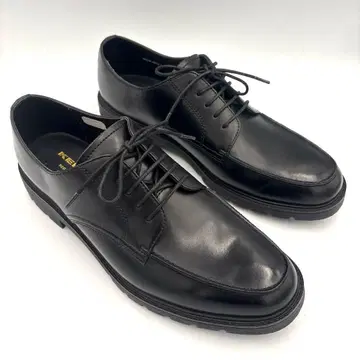 새상품급 켄포드 KENFORD U칩 가죽 신발 [ 25.5cm ] 블랙