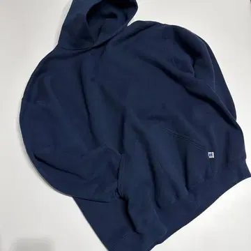 90s usa제 RUSSELL 후드티 네이비