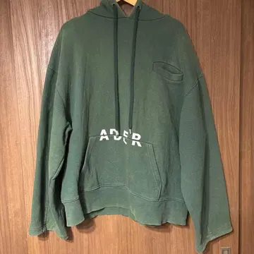 ADER 오버 사이즈 후드티 올리브 그린