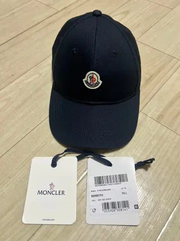 몽클레르 네이비 야구 모자 L
