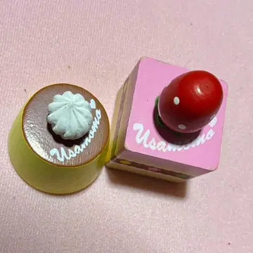 우사모모 케이크 2종류 세트 푸딩 스트로베리 크림 묶음 판매