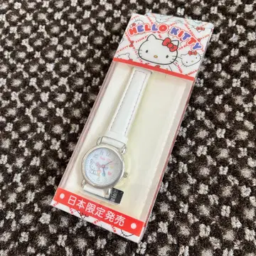 [ 희귀 일본 한정판 ] 헬로키티 손목시계 산리오 레트로 데드스탁
