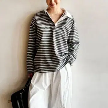 시루무린 랜덤 보더 라거 셔츠