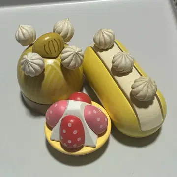 레어 시로탄 크림빵 딸기 타르트 몽블랑 세트 케이크