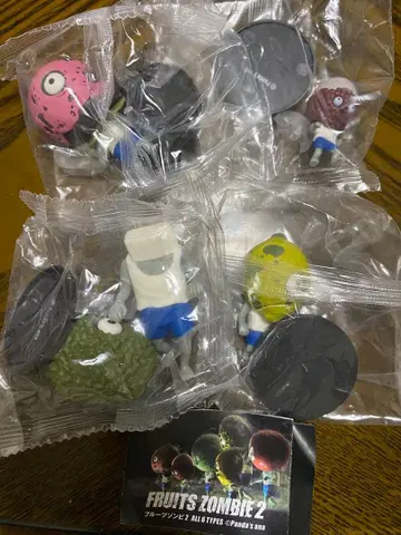 후르츠 좀비2 가챠 4종 세트