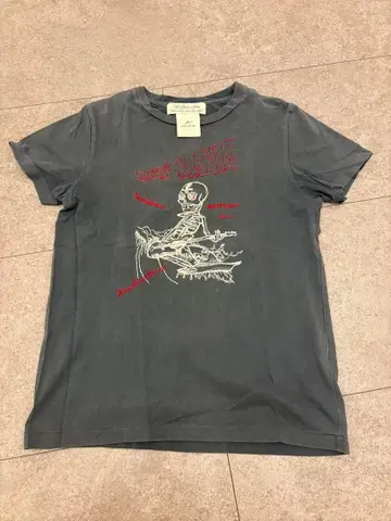 REMI RELIEF 스켈레톤T셔츠 그레이