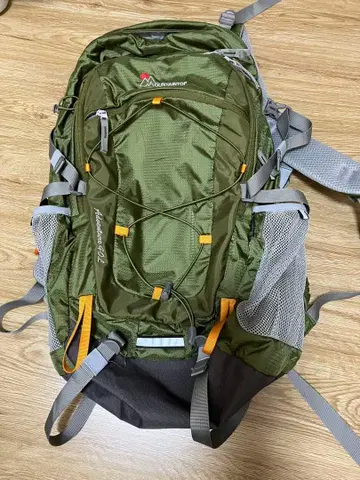 미사용 마운틴탑 백팩 40L 백팩 커버 포함 등산 그린