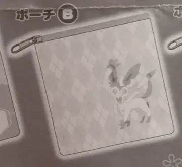 반다이남코 토트백&파우치 컬렉션 vol.3 포켓몬스터 파우치B/님피아