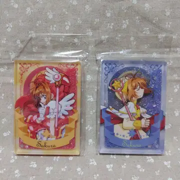CLAMP 카드캡터 사쿠라 아크릴 스탠드 글리터