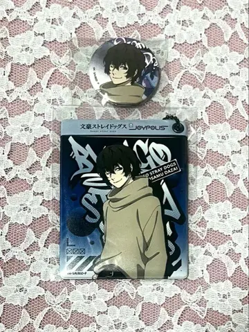 문호 스트레이독스 조이폴리스 패스 케이스 캔뱃지