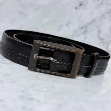 D&G 돌체앤가바나 벨트 천연 가죽 블랙 브로그