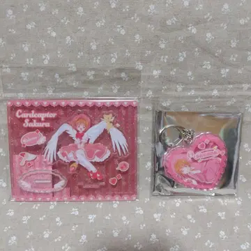 CLAMP 카드캡터 사쿠라 블라썸 아크릴 스탠드 키링