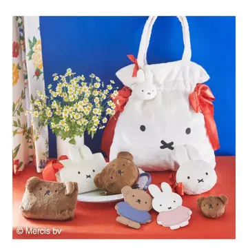 메종 드 플뢰르 Miffy 더블 리본 토트백