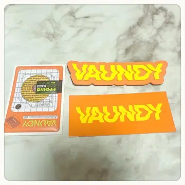 Vaundy replica 바운디 굿즈 로고 스티커 세트