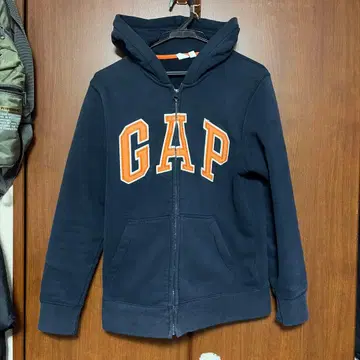 GAP KIDS 네이비 풀 집업 후드티 S