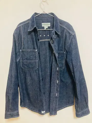 사사프라스 sassafras 가드닝 셔츠 데님 셔츠