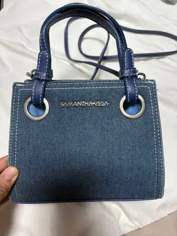[ 새상품급 ] 사만사베가 SAMANTHAVEGA 데님 2way 숄더백