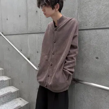 [ 17ss ] crepuscule 크레페스큐어 메쉬 편직 가디건