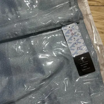 에도 코몬 단의 세트 유카타 오비 포함 미사용 새상품