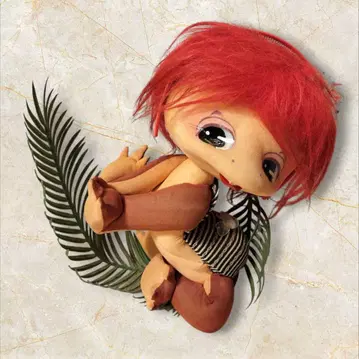 쇼와 레트로 카파 포즈 인형 카파 하천 괴물 앤티크 빈티지