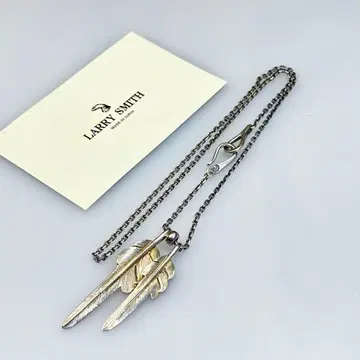 래리 스미스 페더 펜던트 탑 체인 비즈 커스텀