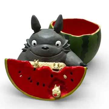 지브리 토토로 수박 입상 수박밭에서 플랜터