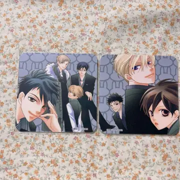 오란고교 호스트부 하쿠센샤 카페 콜라보 카페 특전 코스터