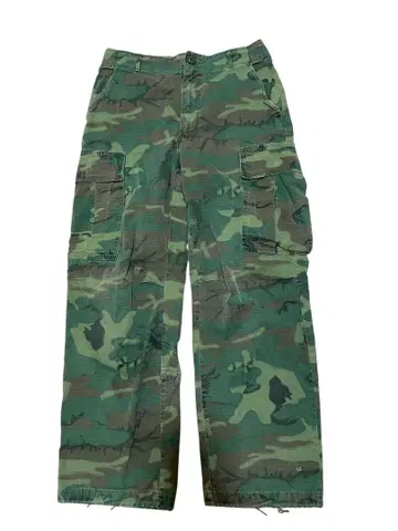60s 미군 ERDL 그린 리프 카모 정글 퍼티그 팬츠