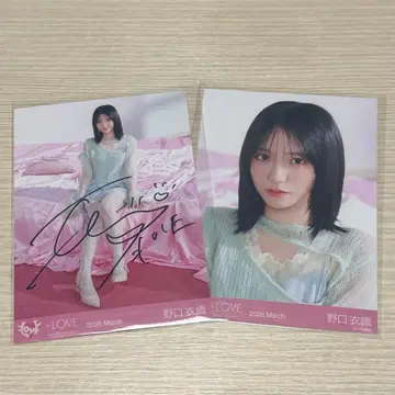 =LOVE 노구치 이오리 브로마이드 친필