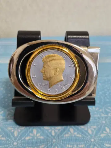 케네디 코인 벨트 버클만 스테인리스 버클