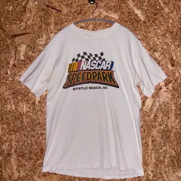 US 구제 의류 NASCAR 모터 문화 T셔츠 M 사이즈 구제 의류