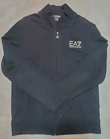 EA7 엠포리오 아르마니 집업 저지 블랙