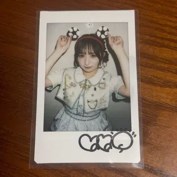 오가와 나나코 친필 사인 폴라로이드