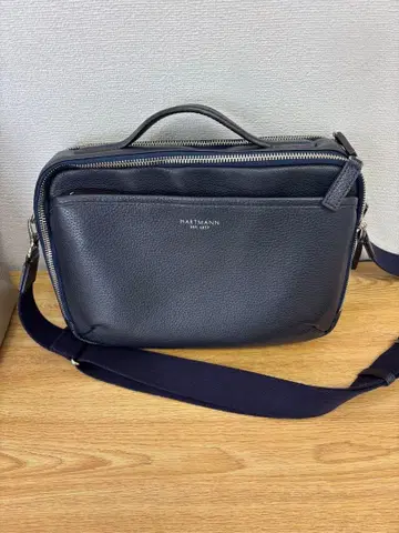 HARTMANN 다크 그레이 숄더백 새상품급