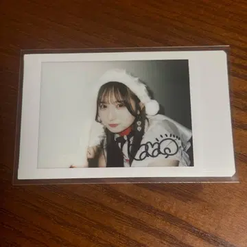 오가와 나나코 친필 사인 폴라로이드