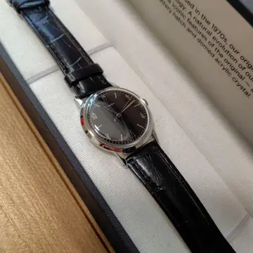 TIMEX 수동 와인딩 아날로그 시계 블랙