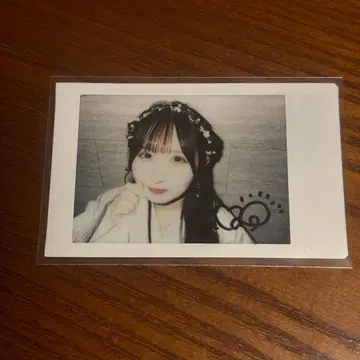 오가와 나나코 친필 사인 폴라로이드