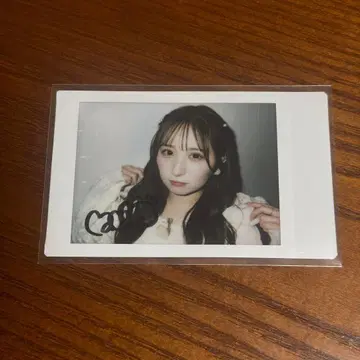 오가와 나나코 친필 사인 폴라로이드