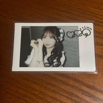 오가와 나나코 친필 사인 폴라로이드