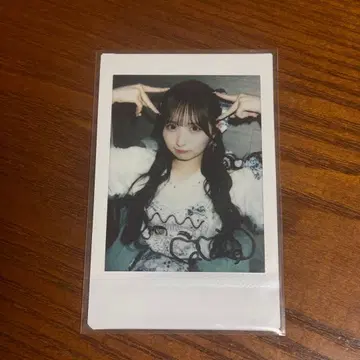 오가와 나나코 친필 사인 폴라로이드