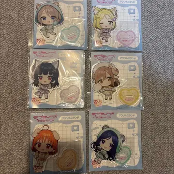 러브 라이브! 선샤인!! 푸치초코 아크릴 스탠드 애니멀 의상 6점