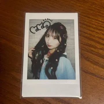오가와 나나코 친필 사인 폴라로이드