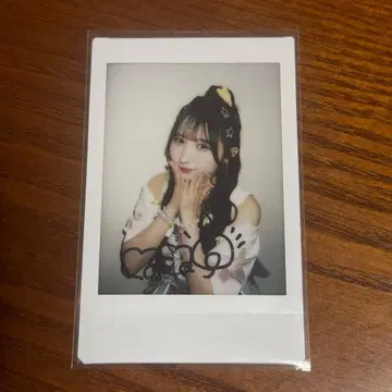 오가와 나나코 친필 사인 폴라로이드